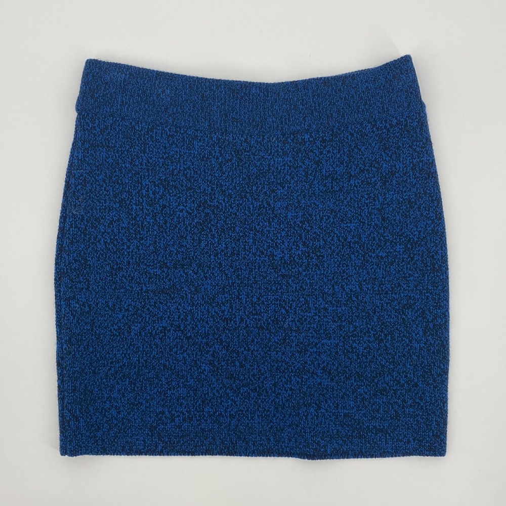 T ALEXANDER WANG Blue Knit Mini Skirt